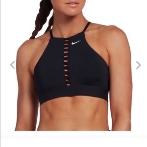 Nike Indy High Neck Sports Bra Ladder Cutout